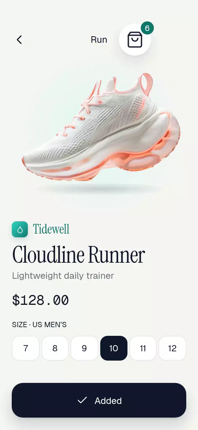 Add to Cart Fly animation preview