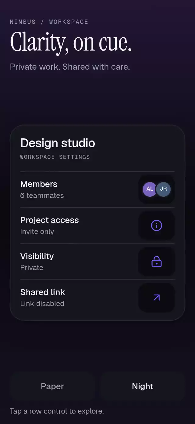 Anchored Action Popover animation preview