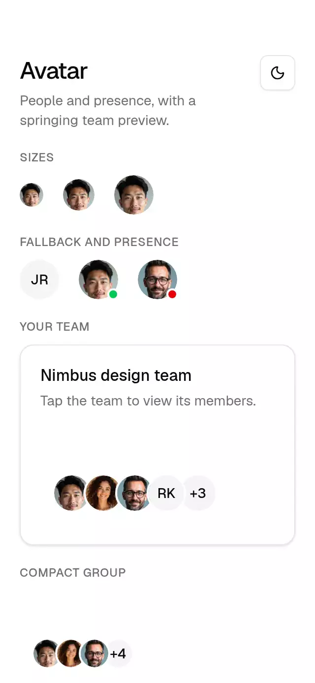 Base Avatar preview
