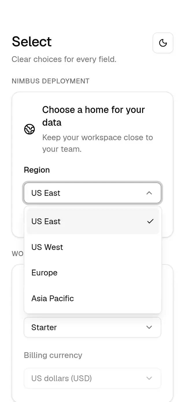 Base Select preview