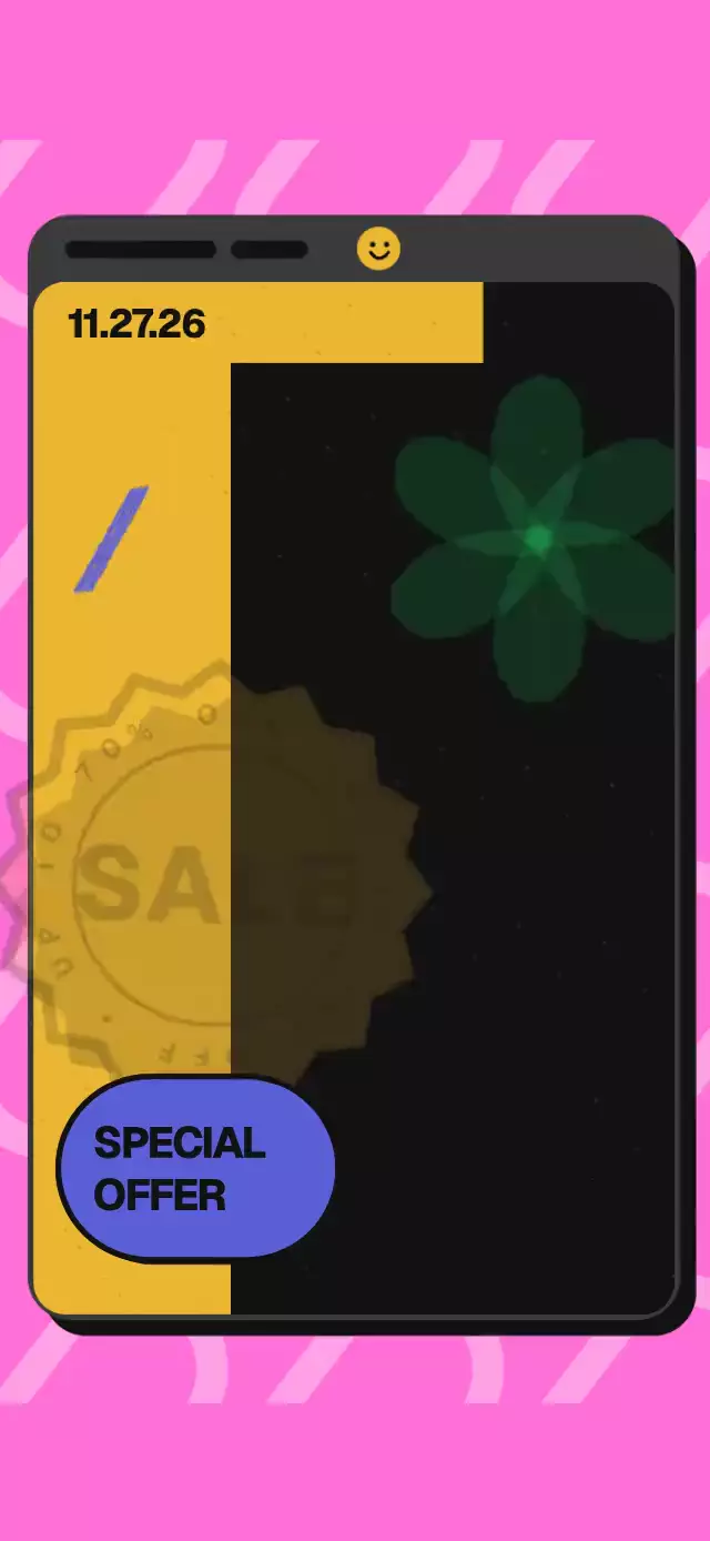 Bubble Sale Banner animation preview