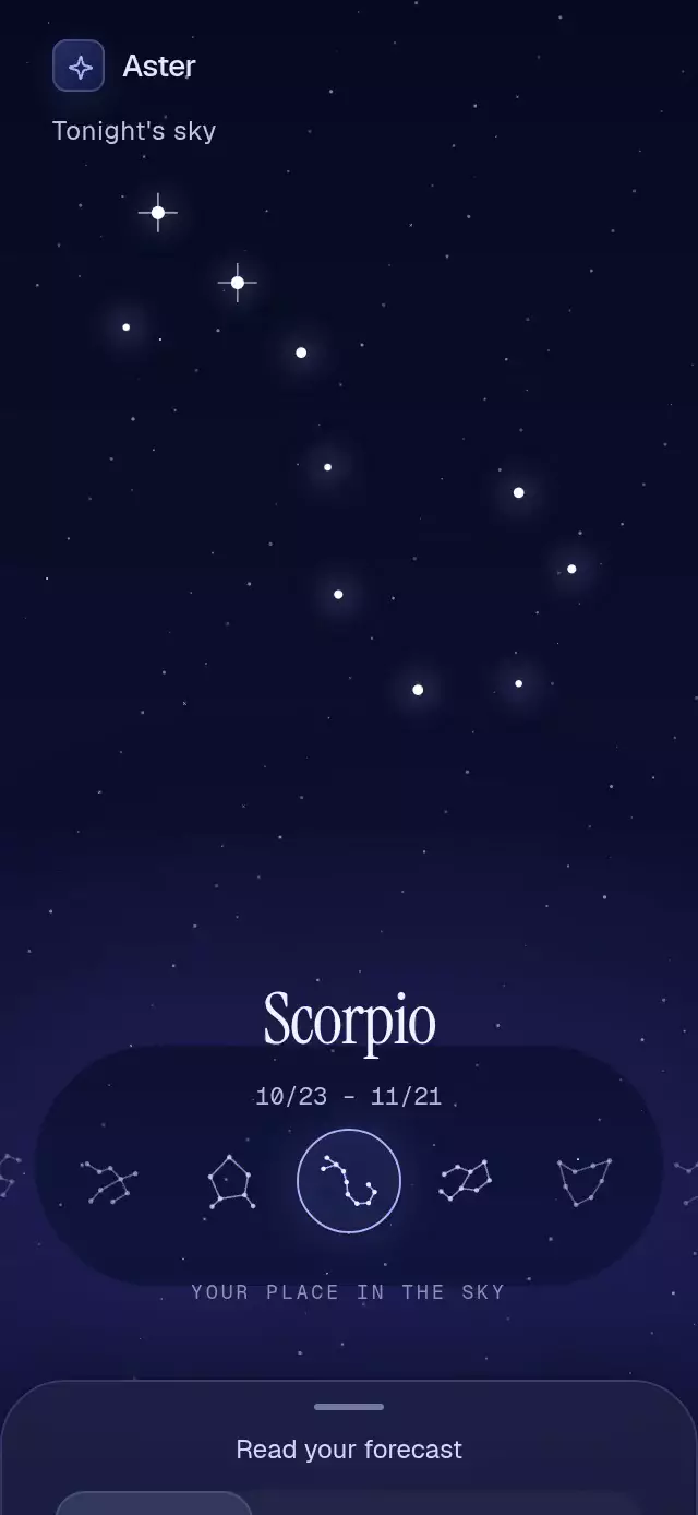Constellation Morph Picker animation preview