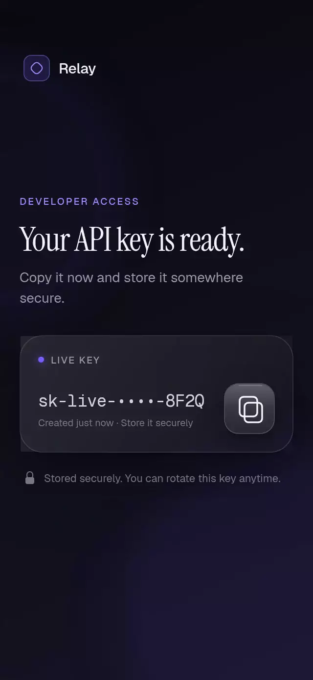 Copy Confirm Button animation preview
