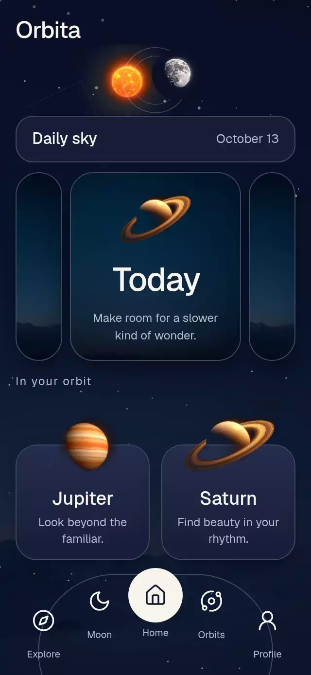 Cosmic Day Carousel animation preview