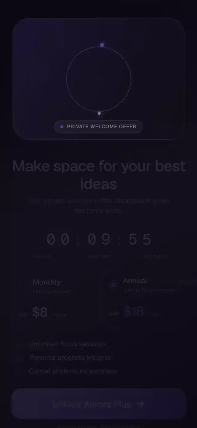 Countdown Offer Paywall animation preview