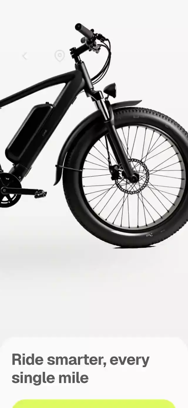 E-bike Ride Dashboard animation preview