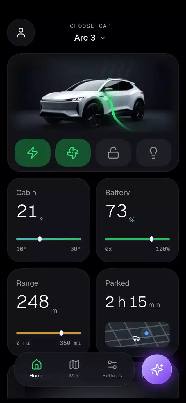 EV Charge Dashboard animation preview
