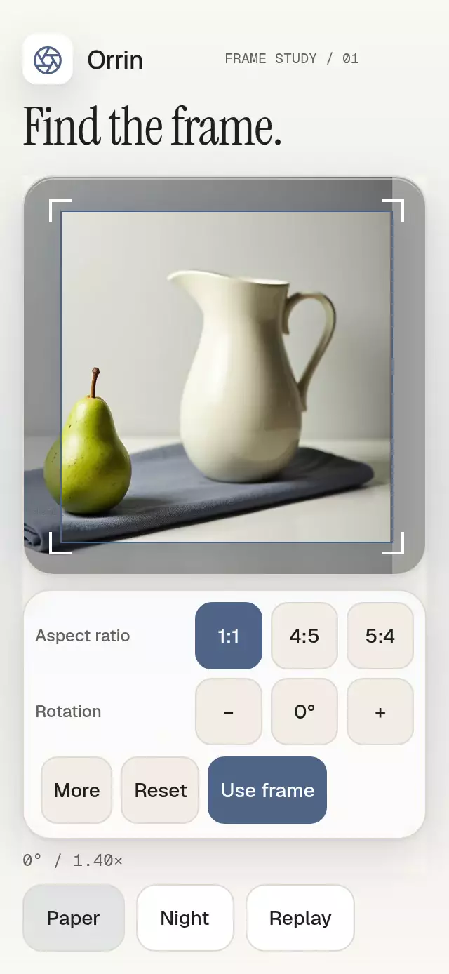 Focal Crop Frame animation preview