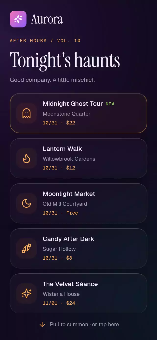 Ghost Pull Refresh animation preview