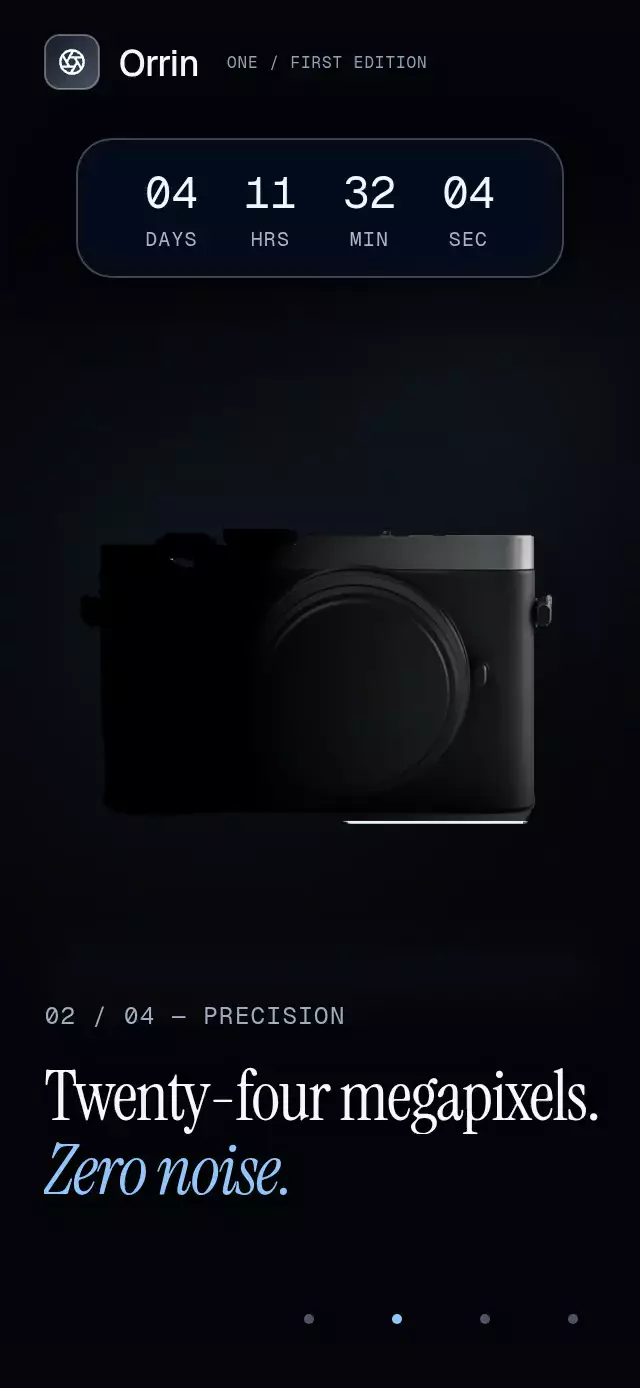 Launch Countdown Reveal animation preview