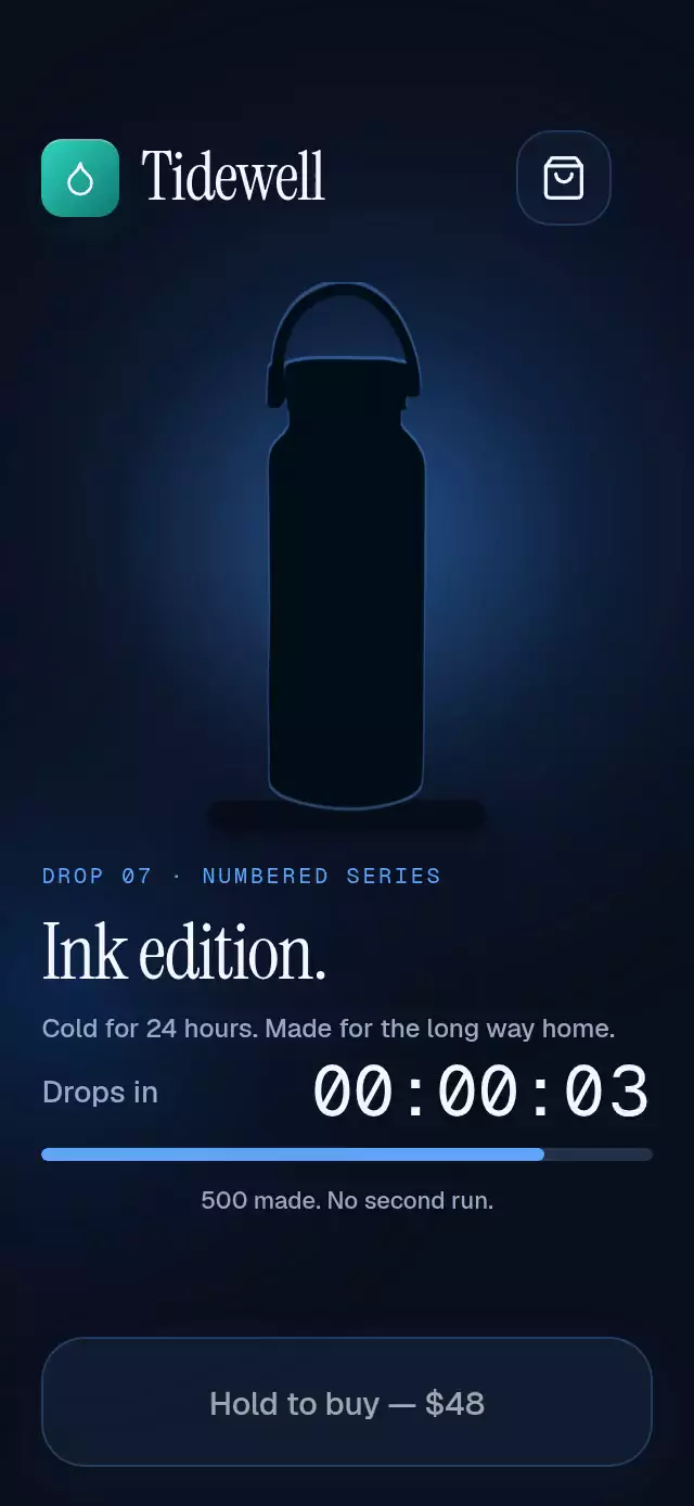 Limited Drop Stock animation preview