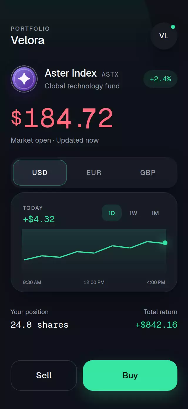 Odometer Price Ticker animation preview