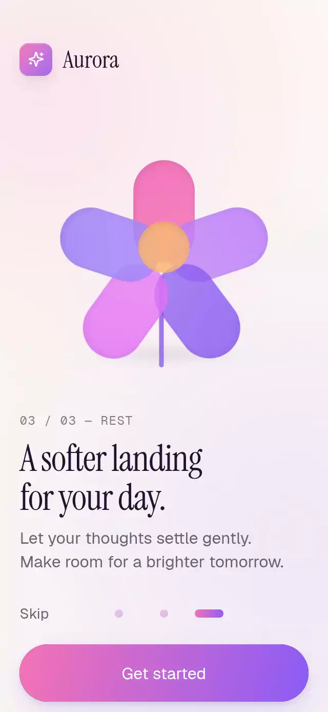 Onboarding Feature Carousel animation preview