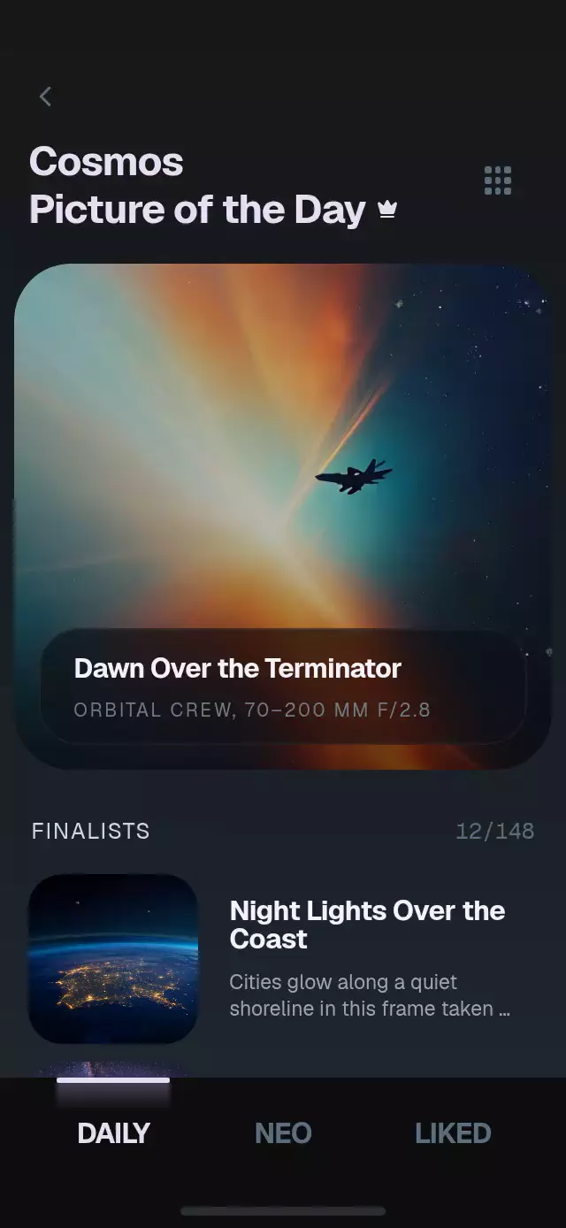 Orbit Daily Gallery animation preview