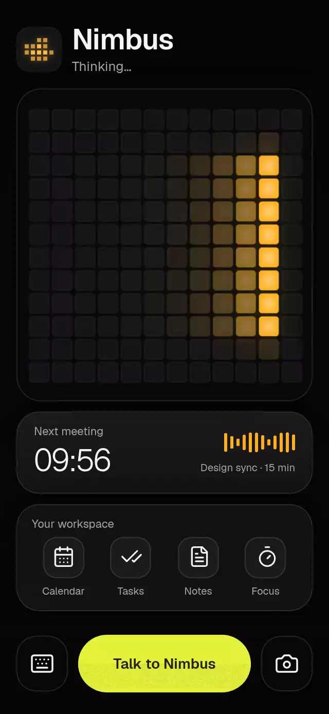 Pixel Grid Voice animation preview