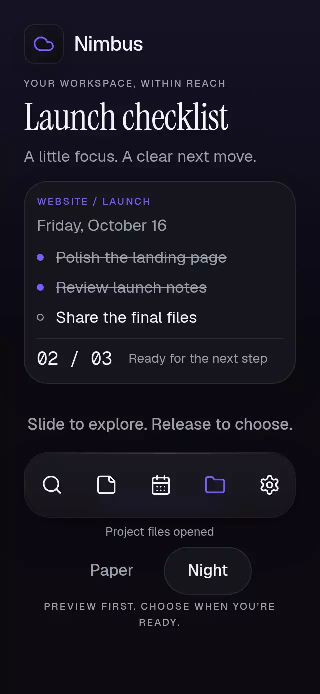 Scrub Magnify Dock animation preview