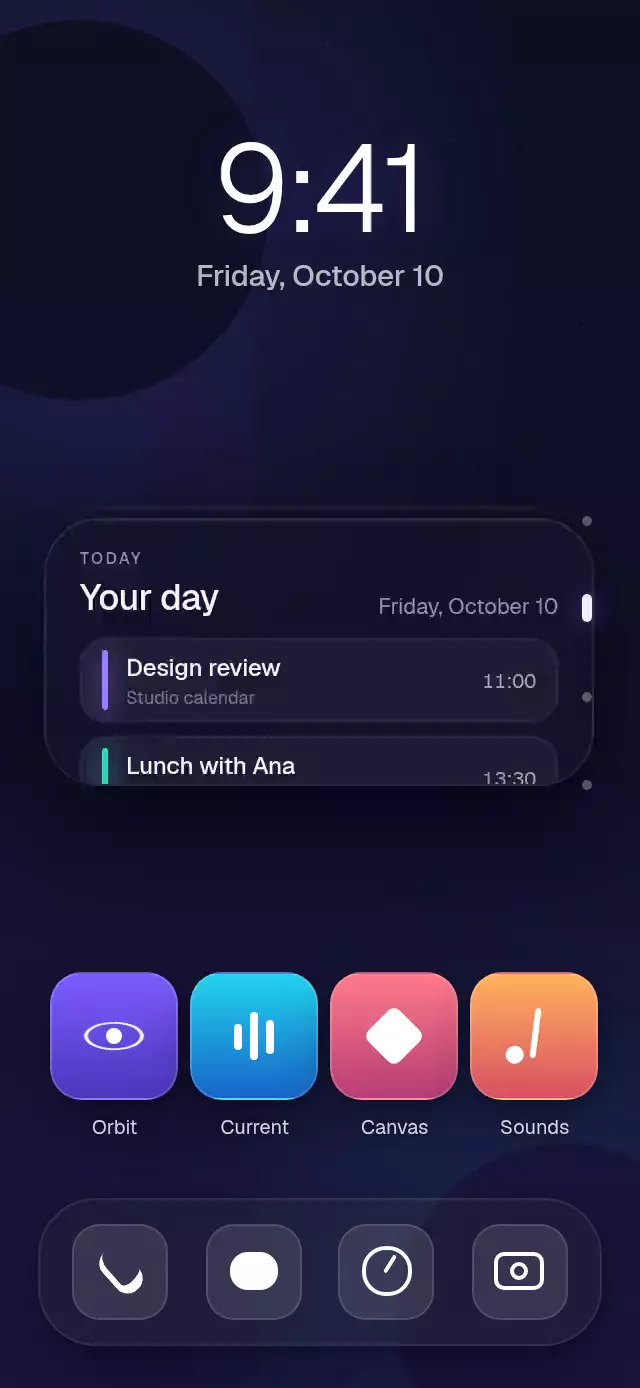Smart Widget Stack animation preview