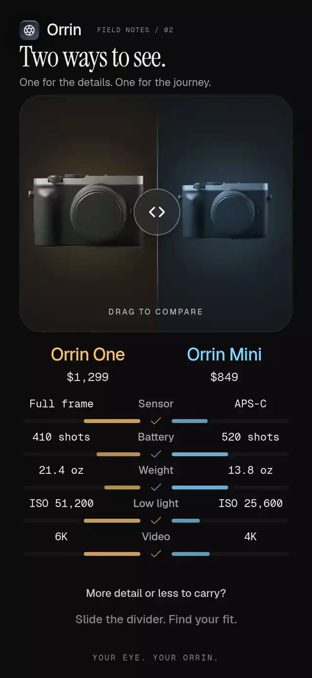 Spec Compare Duel animation preview