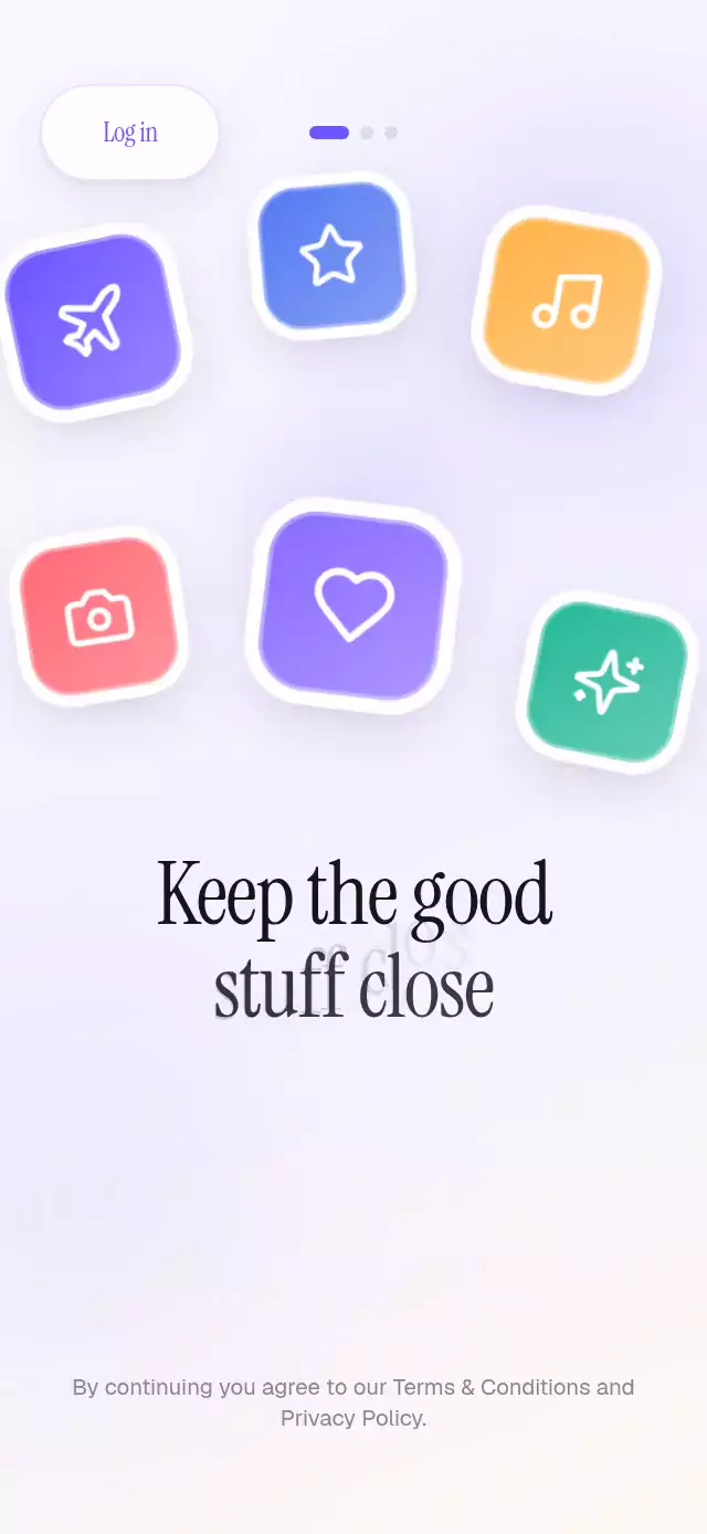 Sticker Burst Onboarding animation preview