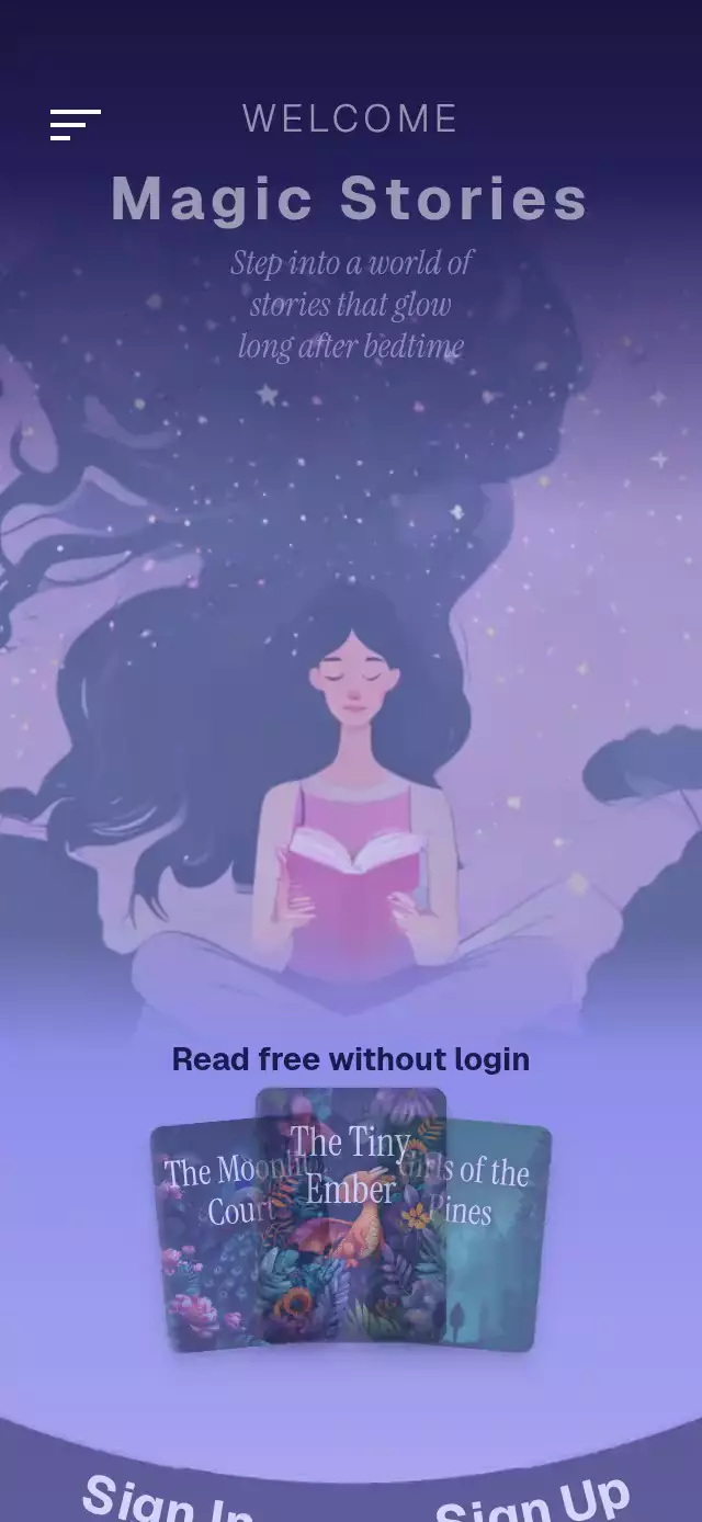 Storybook Welcome animation preview
