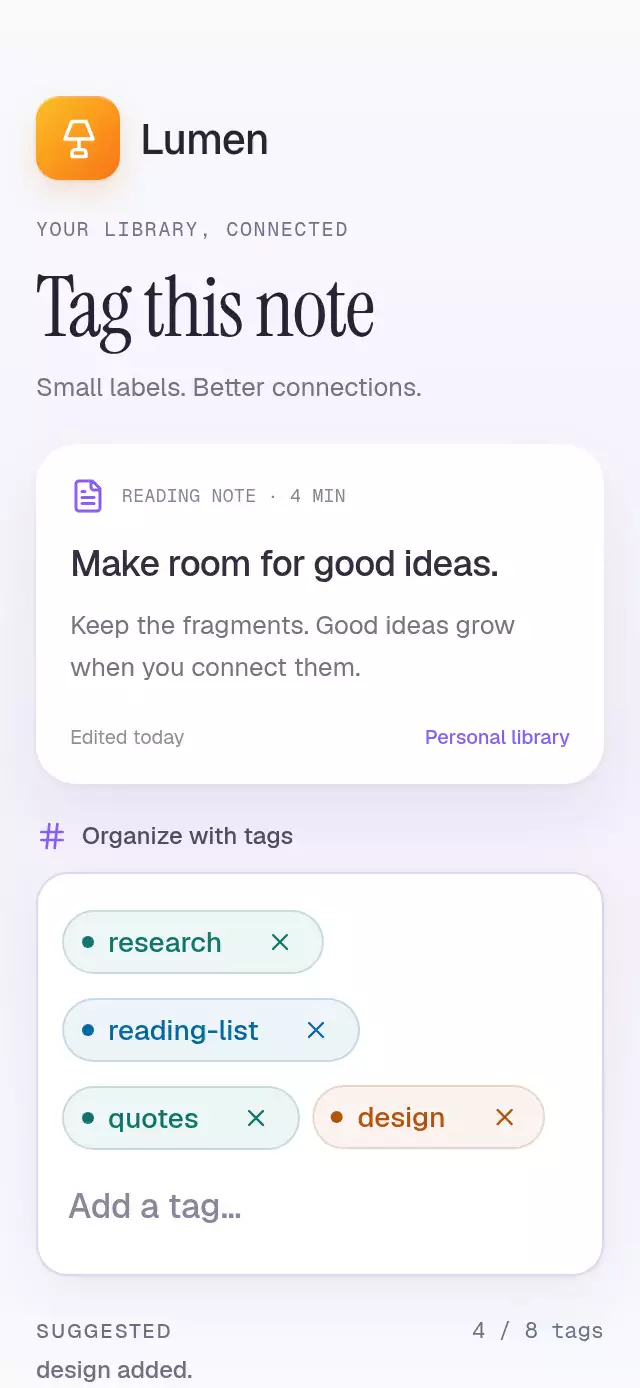 Tag Token Input animation preview