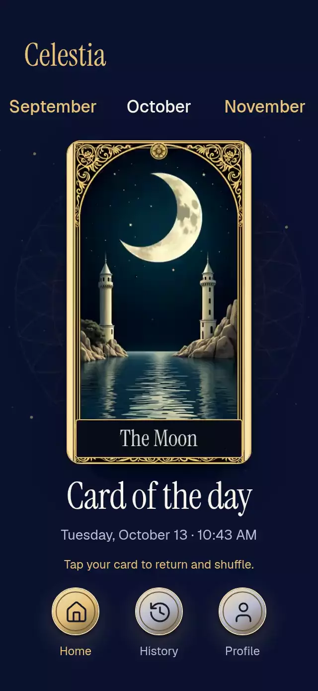 Tarot Card Draw animation preview