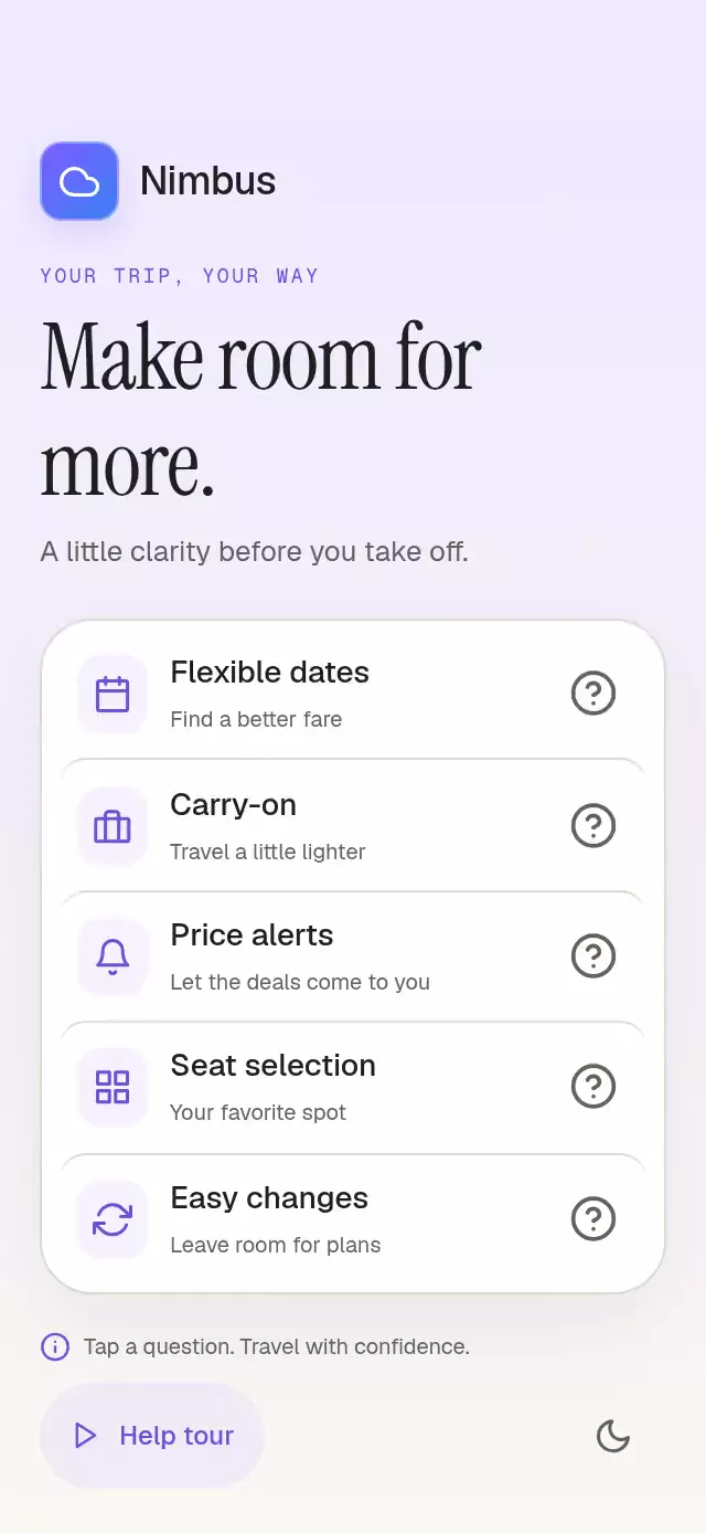 Touch Help Tooltip animation preview