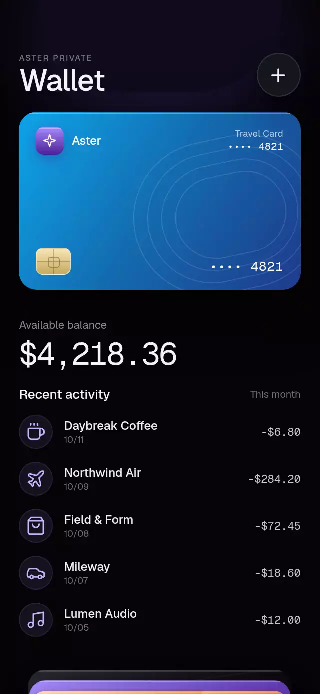 Wallet Card Stack animation preview