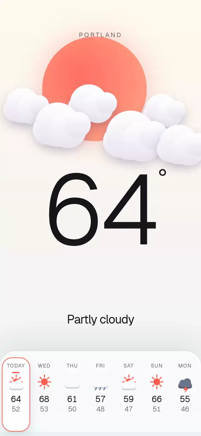 Weather Hero animation preview